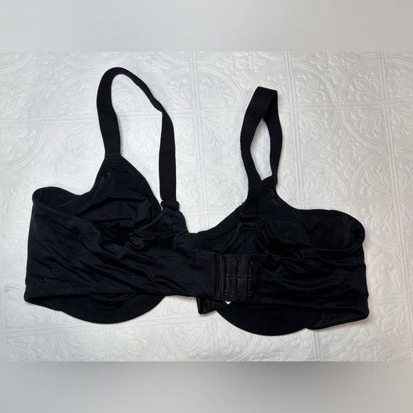 Wacoal 855213 Perfect Primer Full Figure Underwire Bra 46C Black 3356 H - Picture 6 of 10